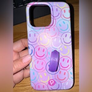 Smiley face loopy case for iPhone pro Max 15